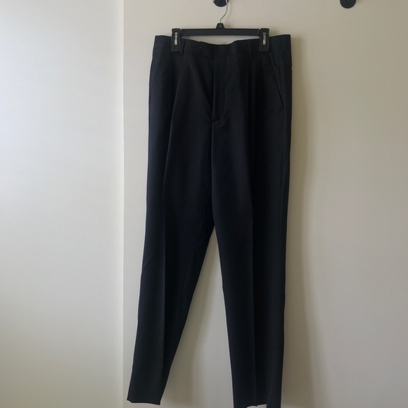 DALCOS 3 Buttons Black Wool Suit Made in Italy - Picture 2 of 8